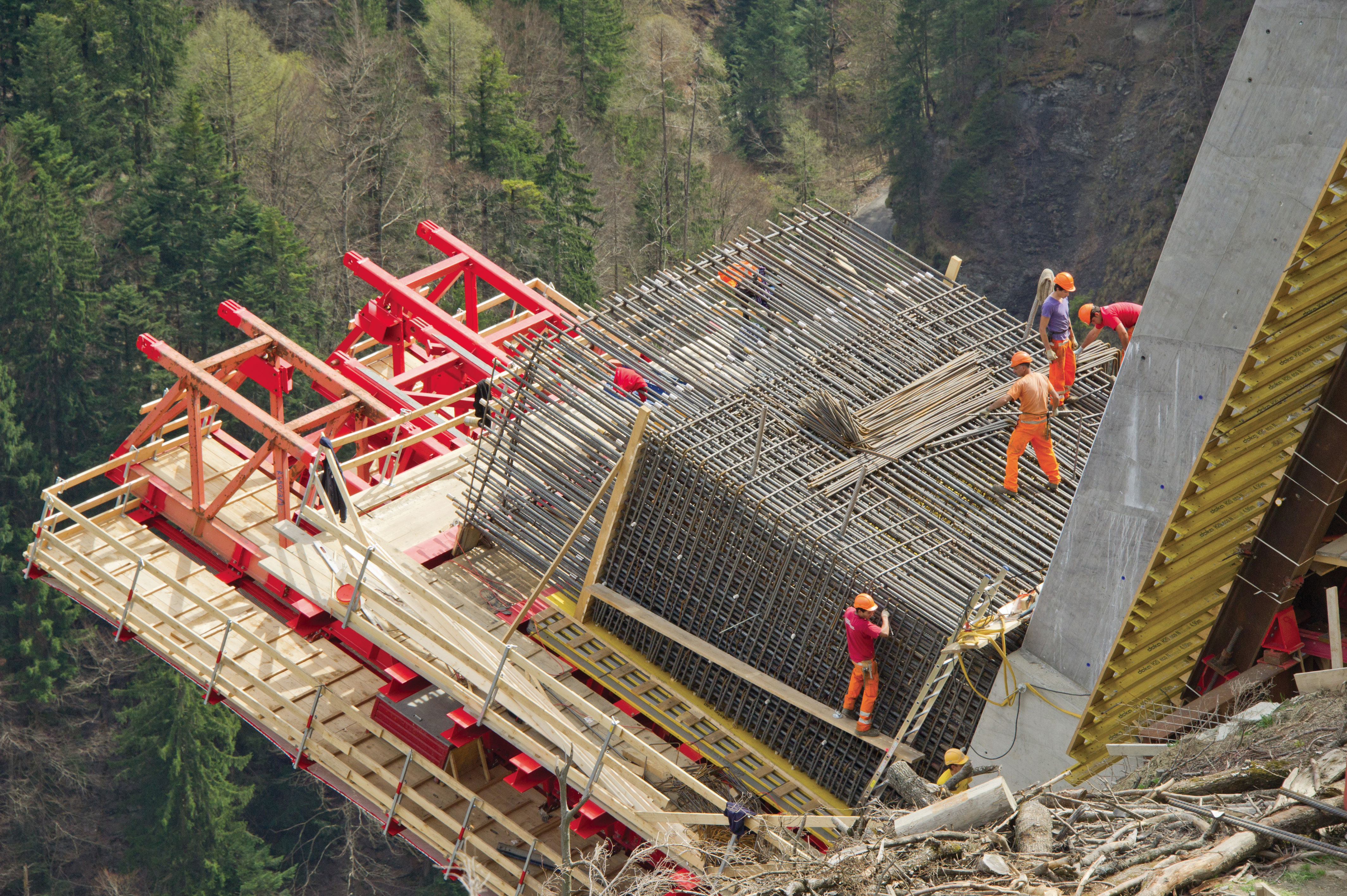 Ferraillage d’un segment d’arc