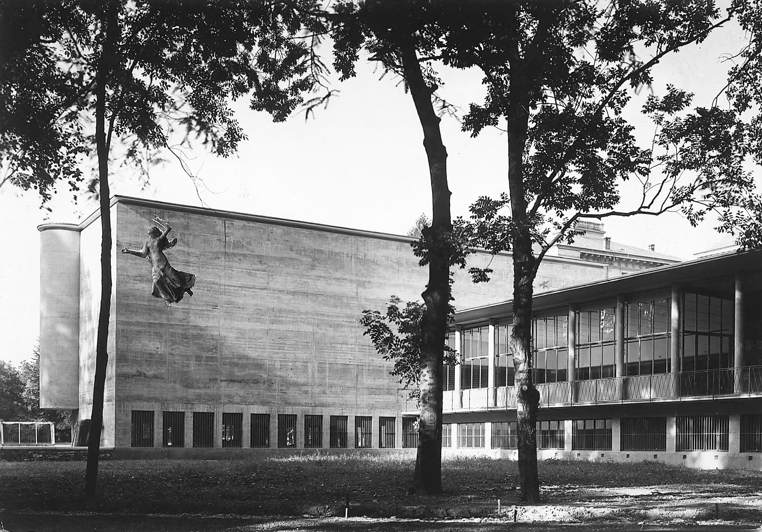 Rino Tami, biblioteca cantonale, Lugano, 1936-1941