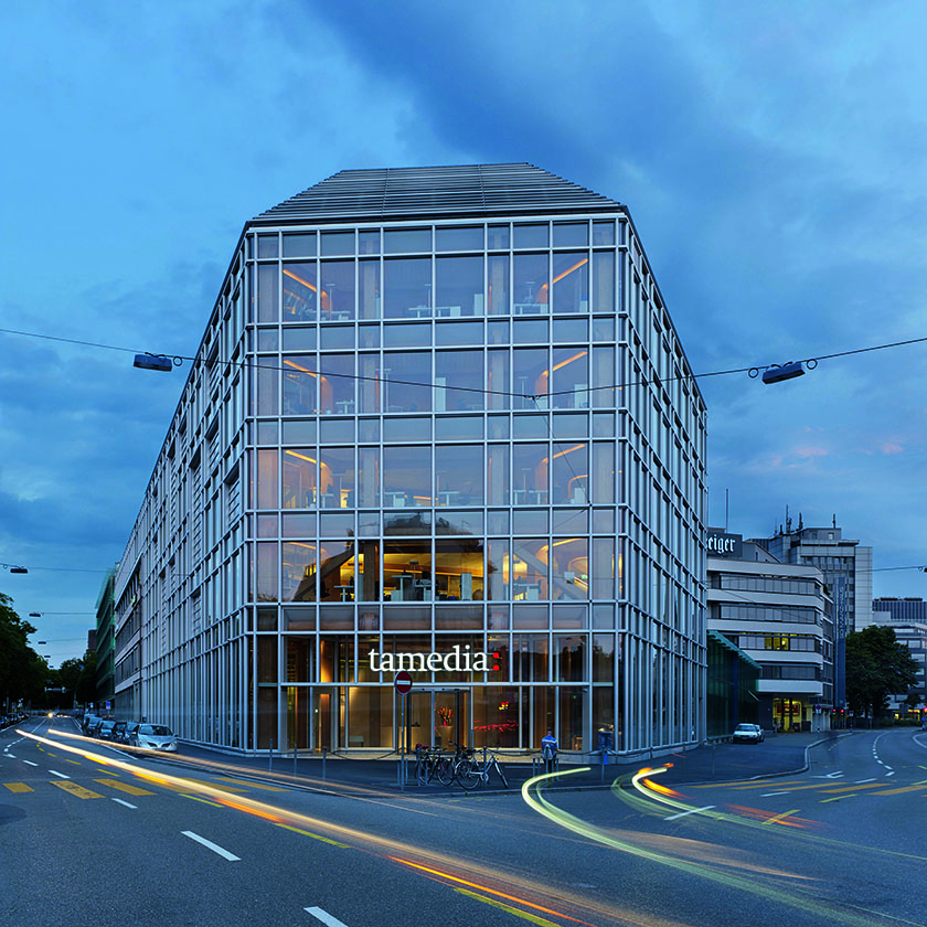 Shigeru Ban, Sede Tamedia, Zurigo