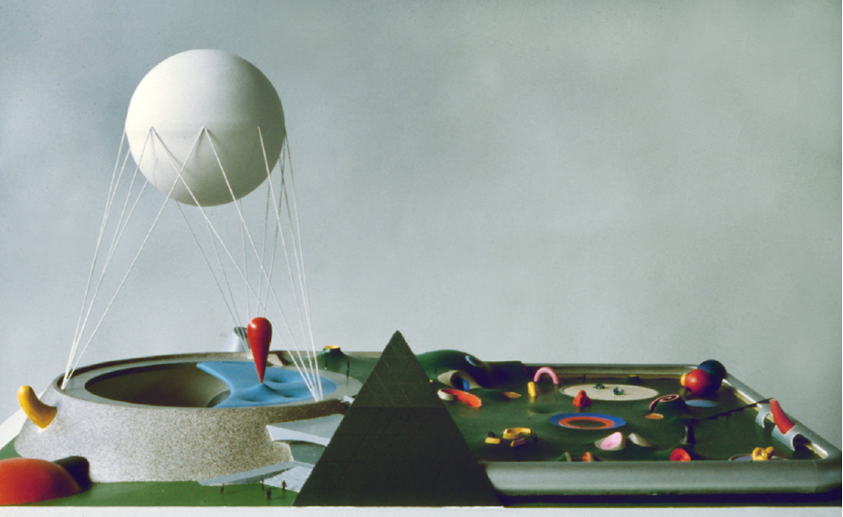 Maquette pour le pavillon des EEUU à l'Expo 70