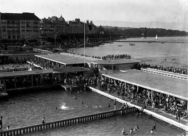 Bains des Pâquis, septembre 1932