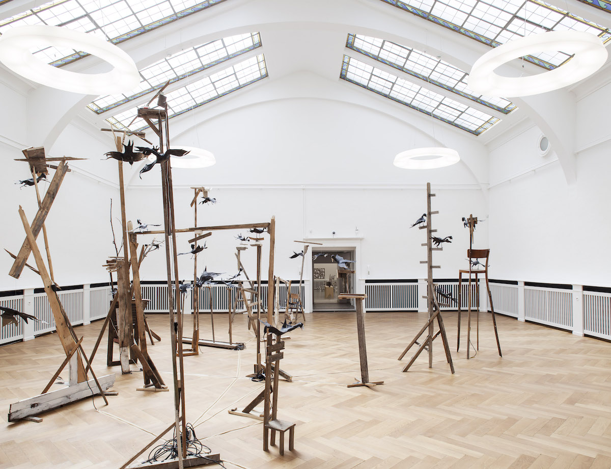 Augustin Rebetez, Colloque des Oiseaux, 2016, Musée des beaux-arts, Le Locle NE.