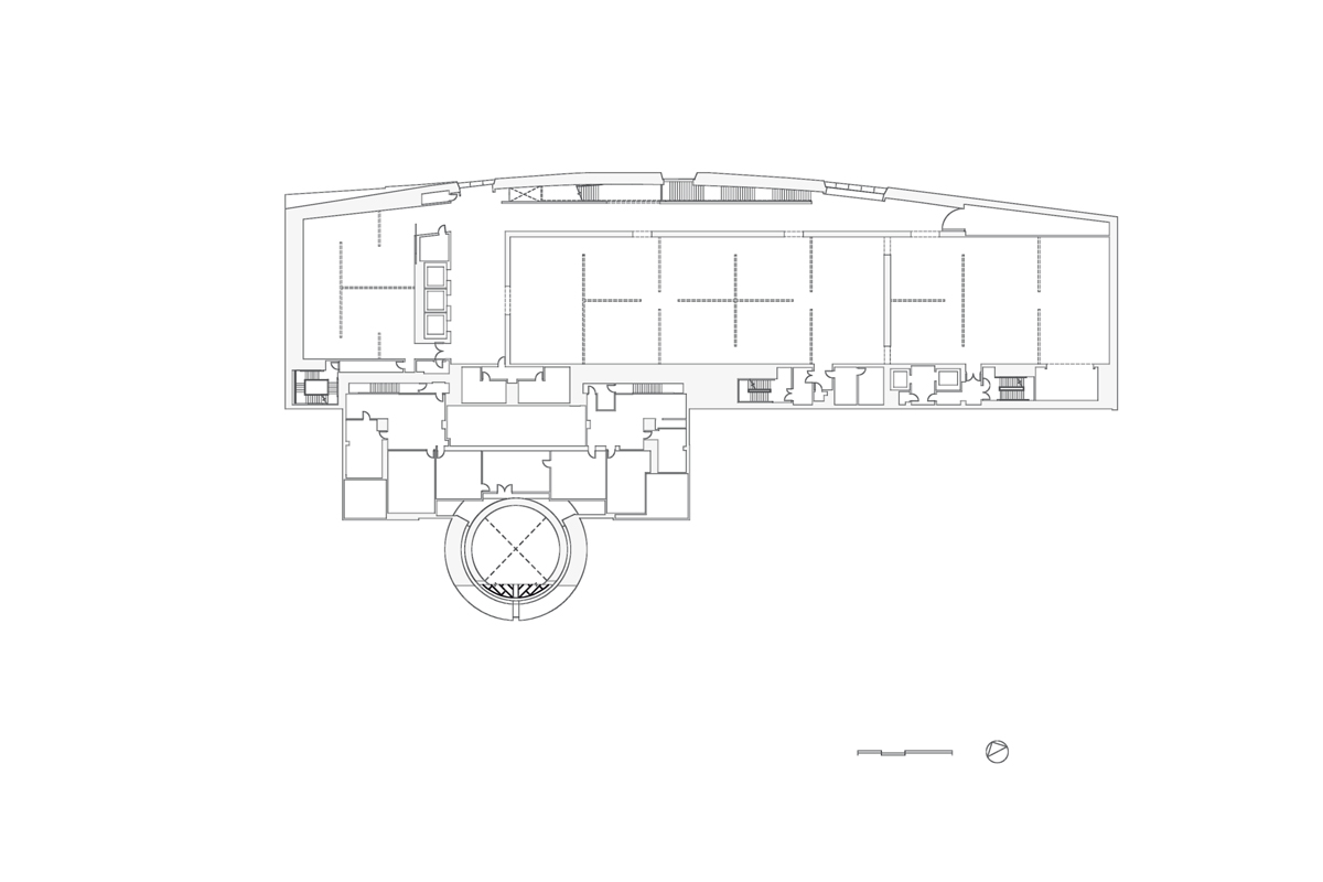 Grundriss Ebene 6.