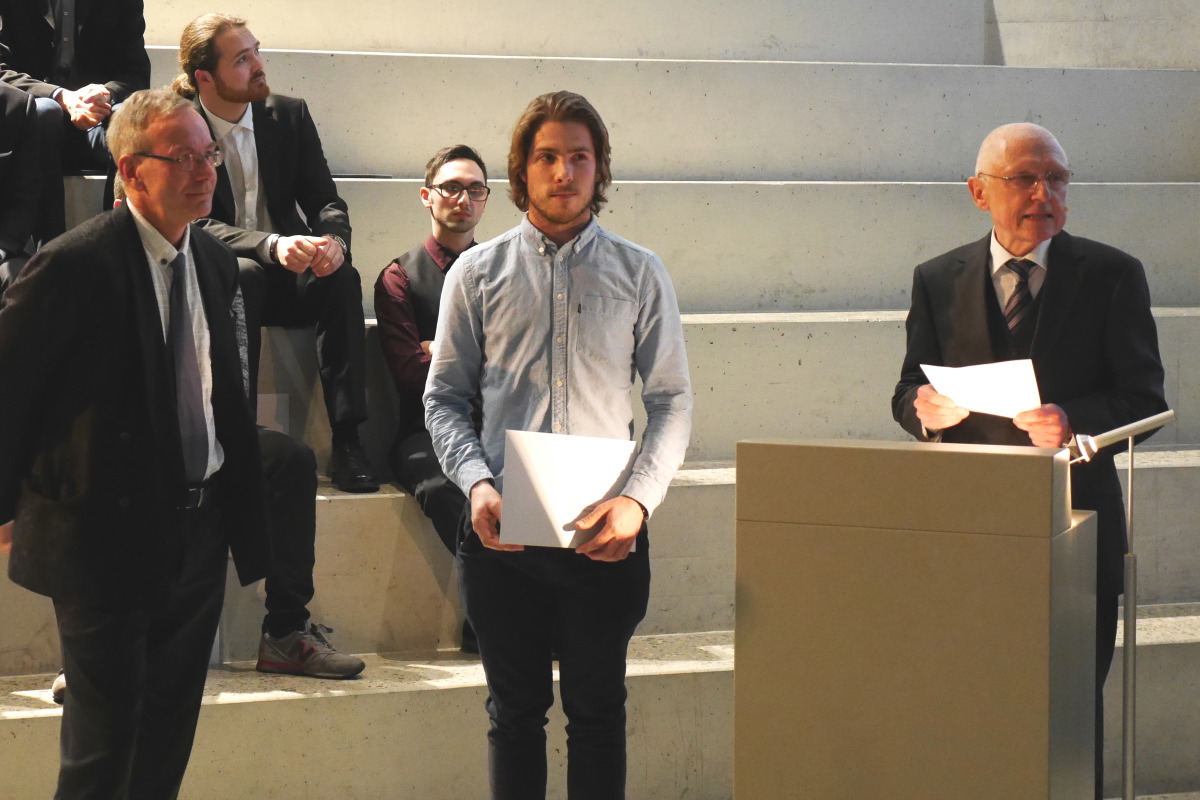 Prof. Pierre-André Dupraz, Séraphin Magnin, Prof. Dr. Anton Steurer.