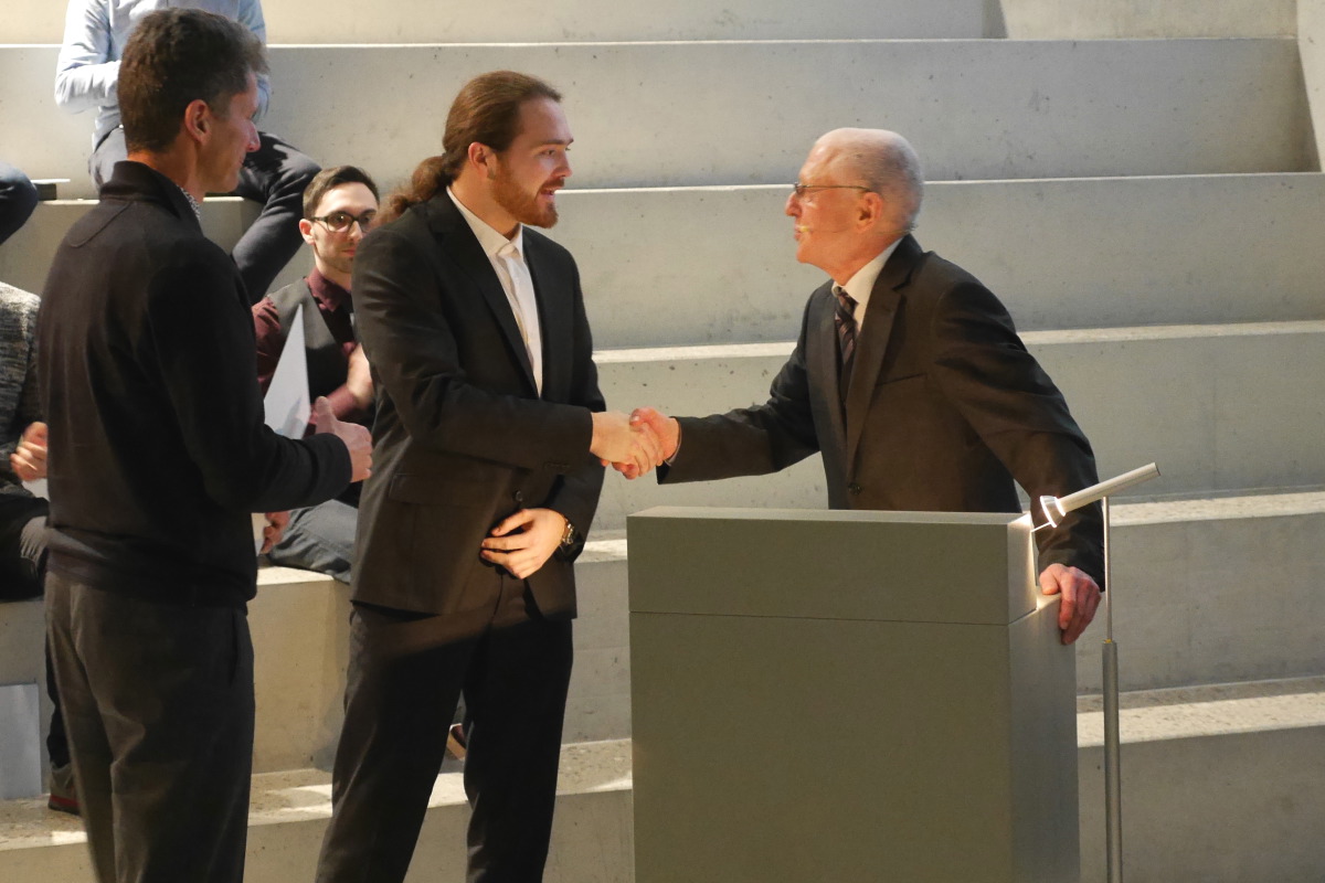 Prof. André Oribasi, Eric Bedelec, Prof. Dr. Anton Steurer.