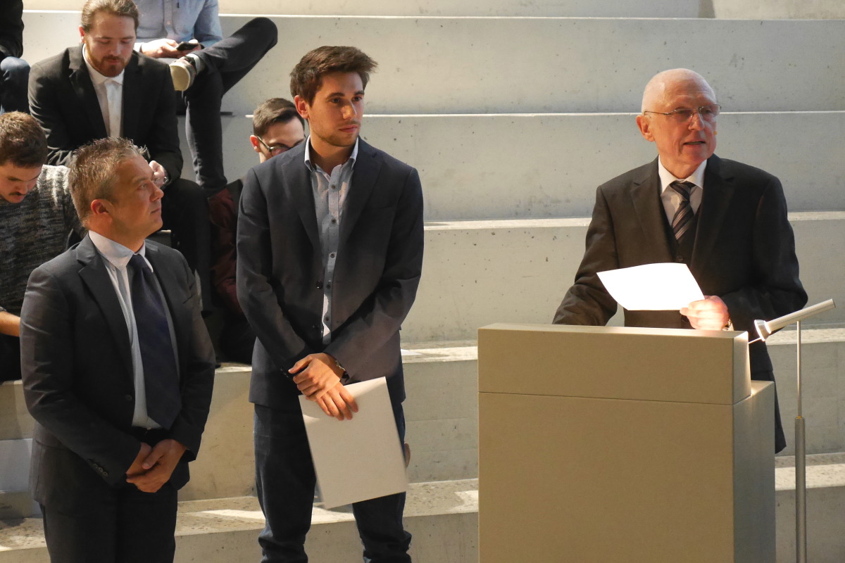 Manuel Lüscher, Ivan Galli, Prof. Dr. Anton Steurer.