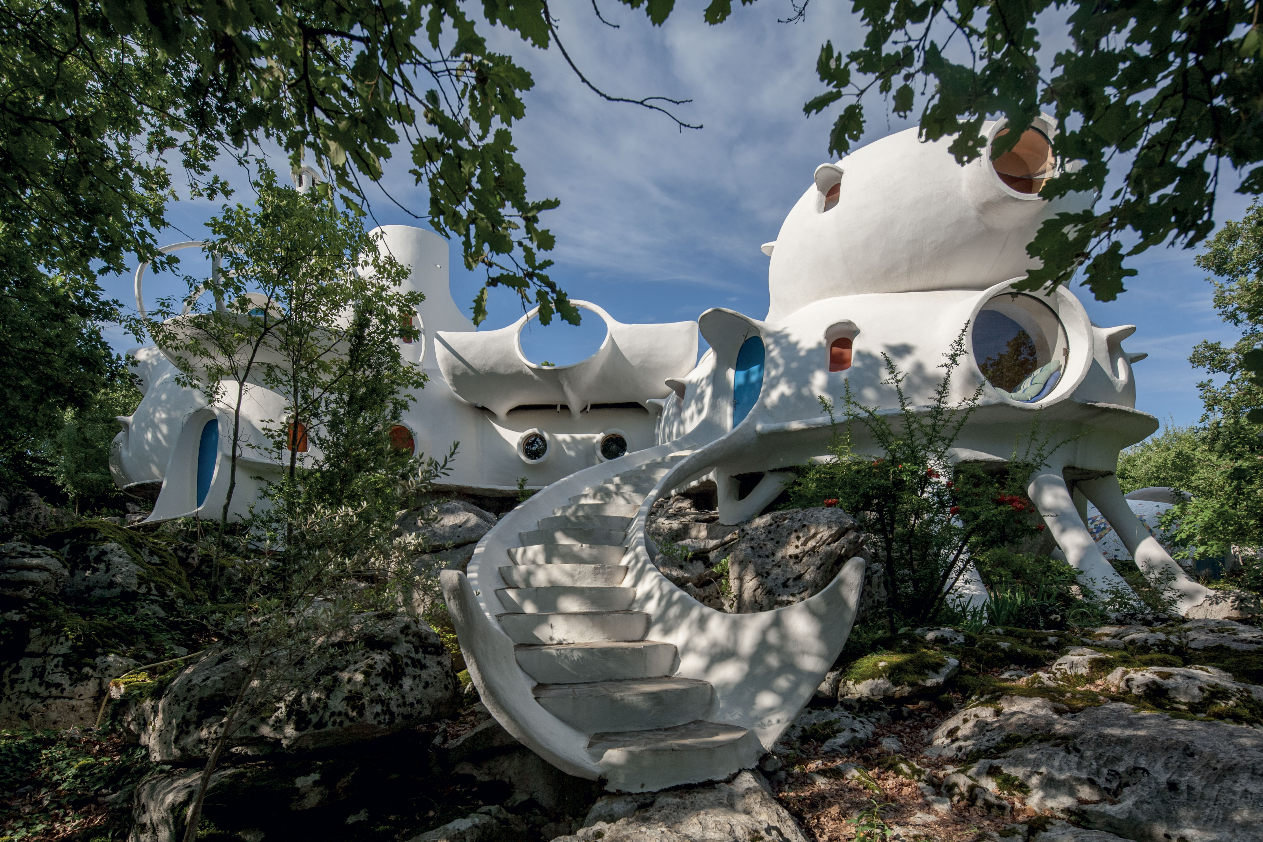 Claude Häusermann-Costy et Joël Unal, maison Unal en Ardèche, 1972-2008