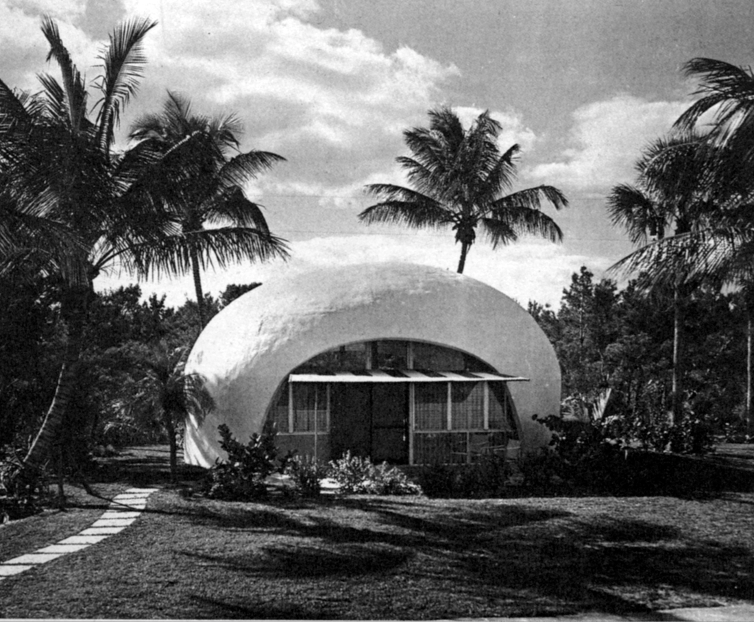 Eliot Noyes, Bubble House en Floride, 1953