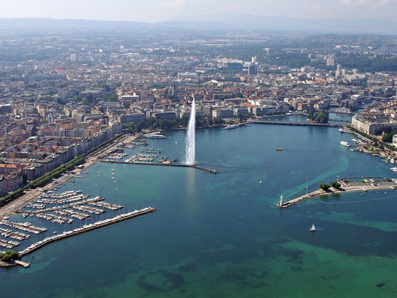 Vue aérienne de la rade