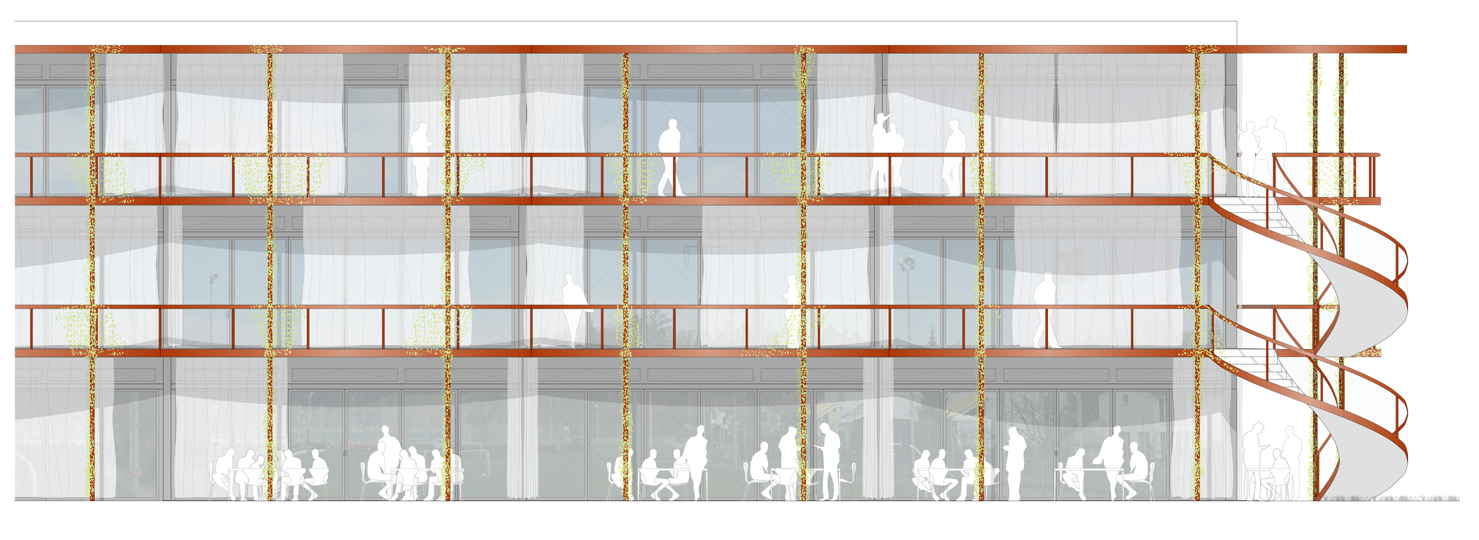 Fassade des Siegerprojekts «Grosser Bär»