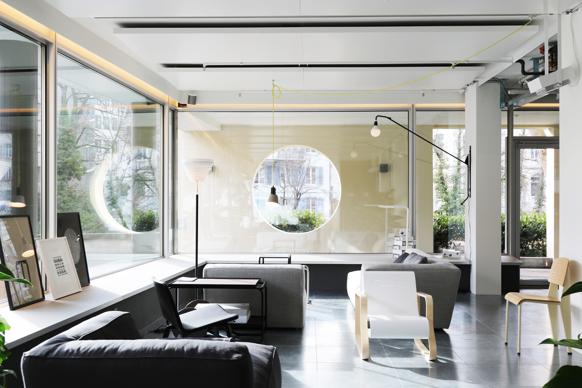 Der Ply-Showroom in Zürich.