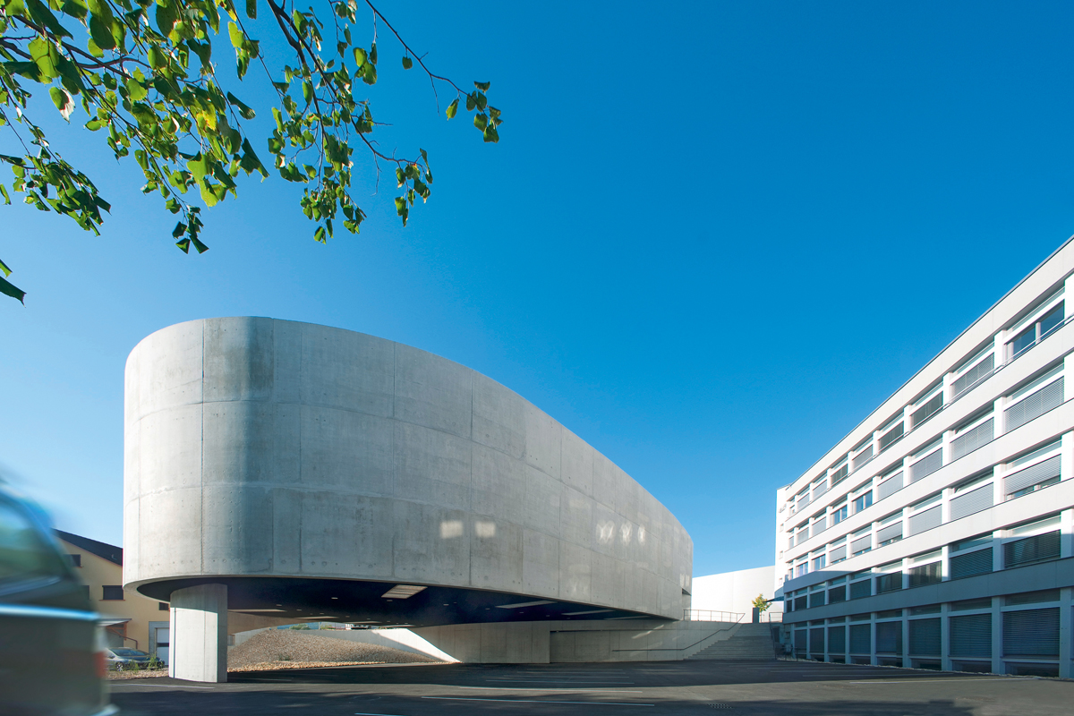 Neues Besucherzentrum von Nissen Wentzlaff Architekten, Basel, 2009.
