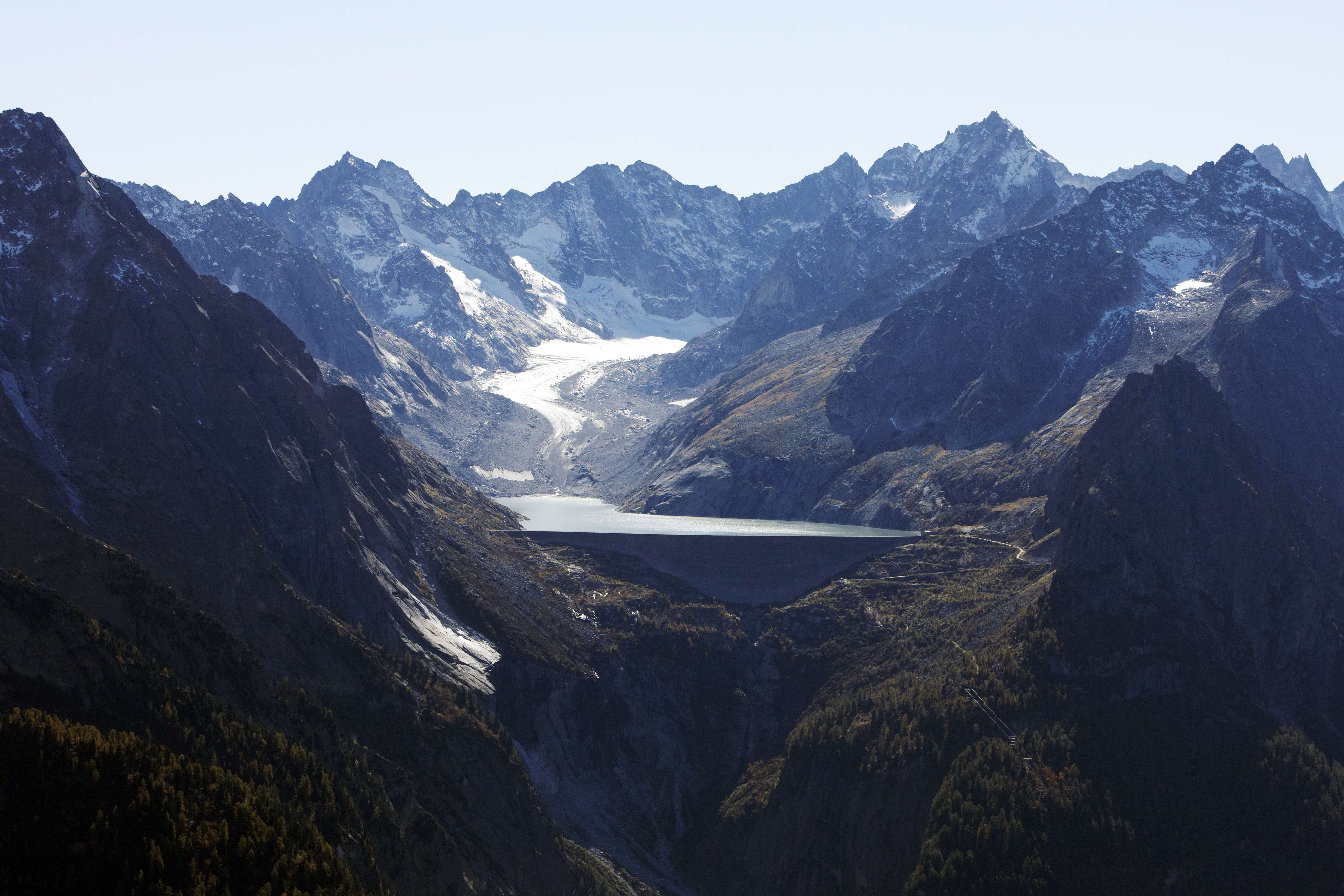 Diga dell'Albigna, vista