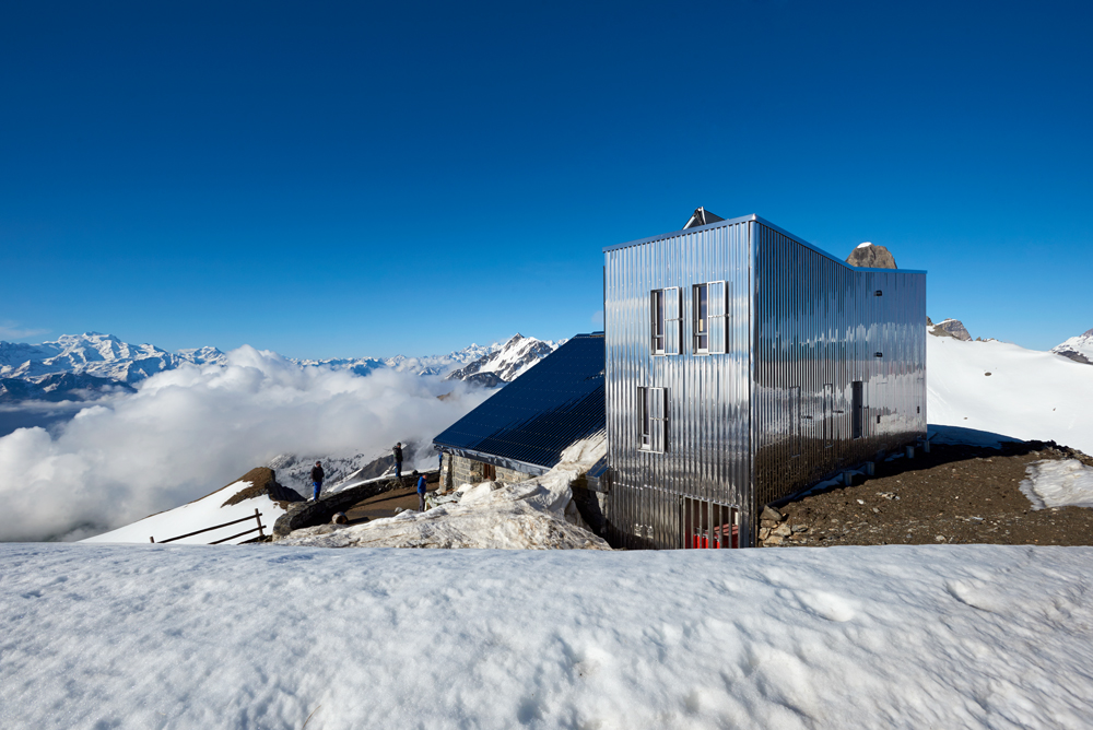 Cabane Rambert Leytron VS; Architektur: Bonnard Woeffray Architectes