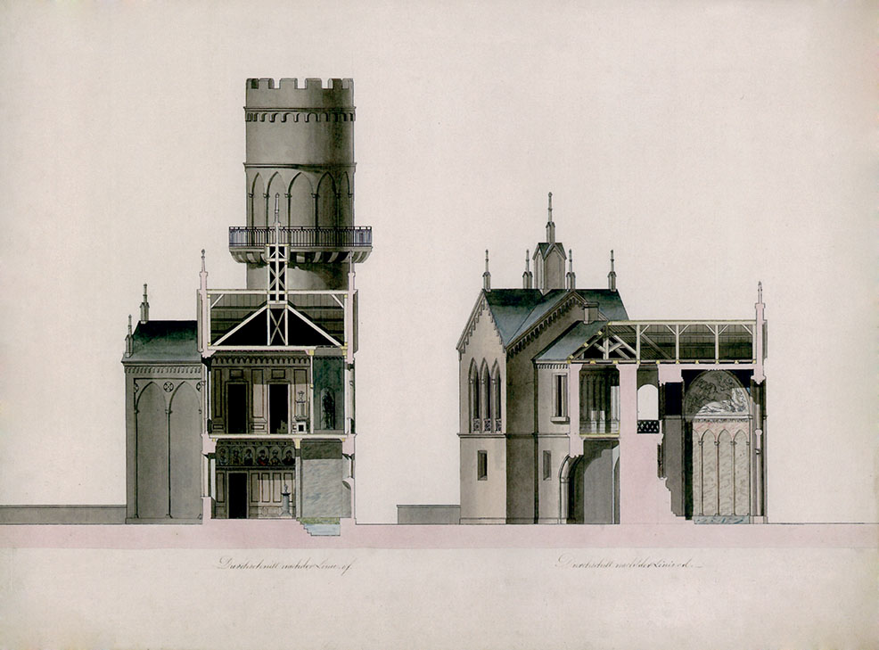 4. Friedrich Weinbrenner, Torre gotica, Erbprinzengarten, Karlsruhe, 1802-1803 Friedrich Weinbrenner 1766-1826.