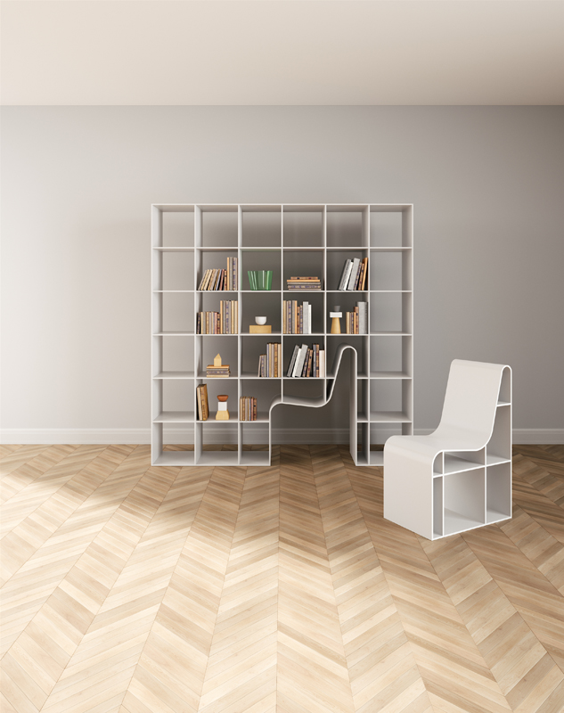 Alias «Bookchair» von Sou Fujimoto