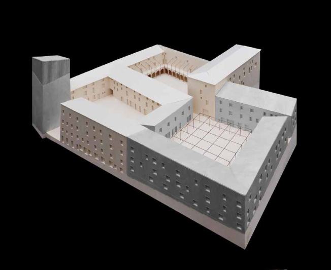 Maquette, abbaye Saint-André-Le-Haut à Vienne