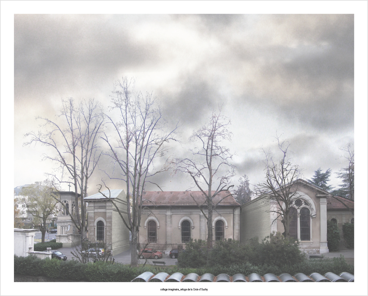 Prospettiva della chiesa de la Croix d'Ouchy