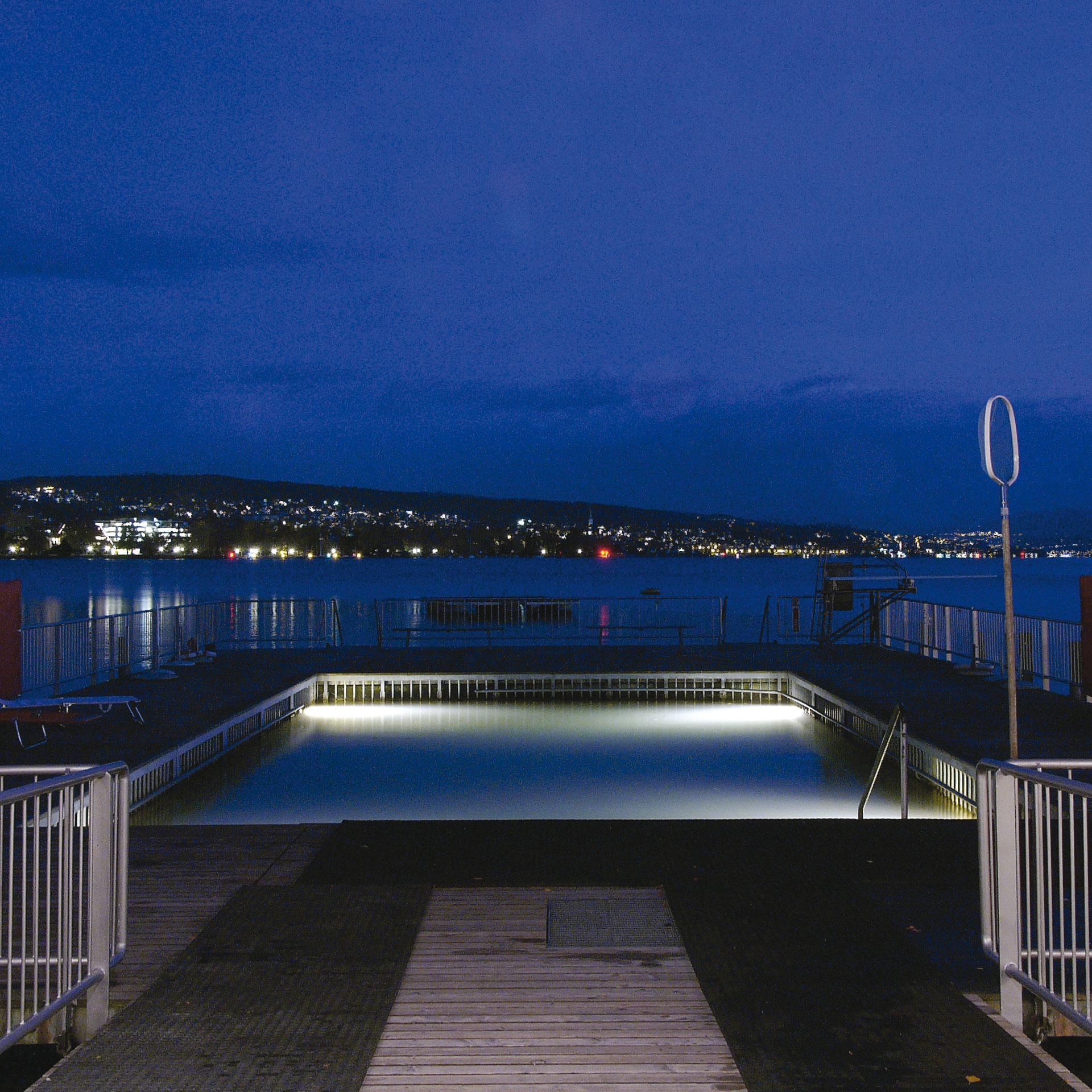 Seebad Enge à Zurich, reconversion en sauna 2004