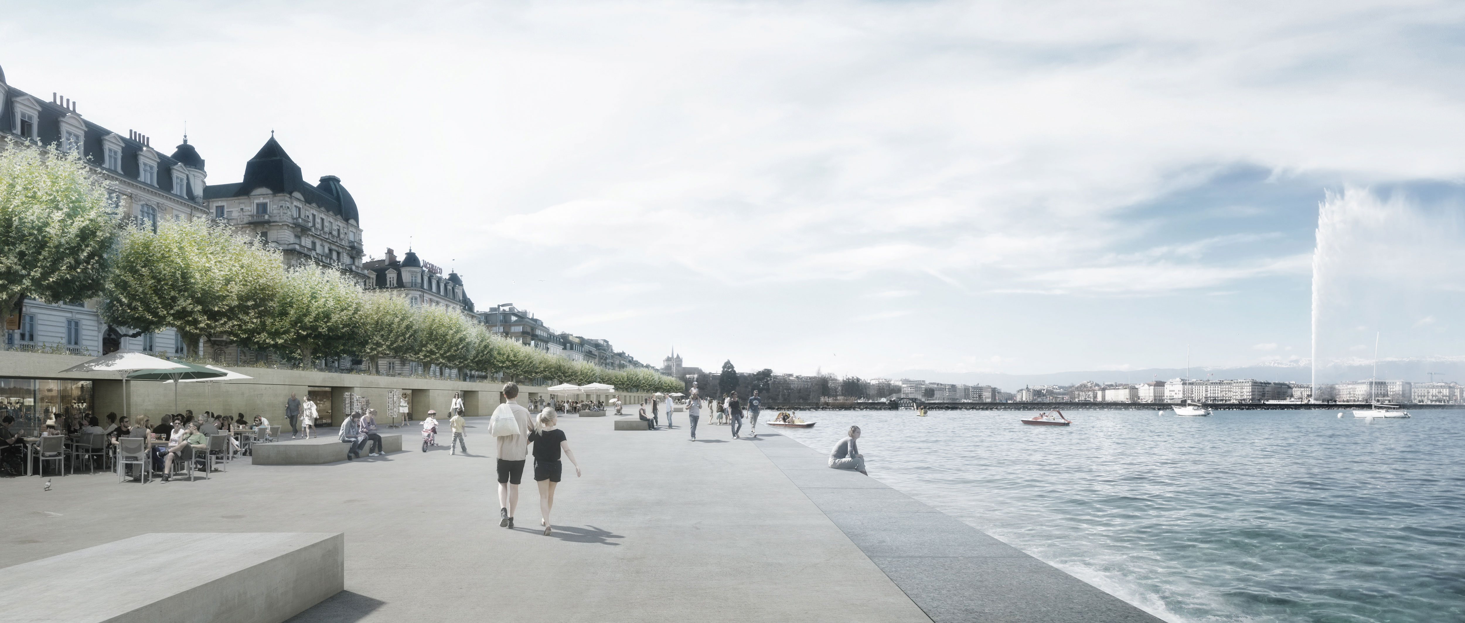 Au ras de l’eau: quai Gustave Ador