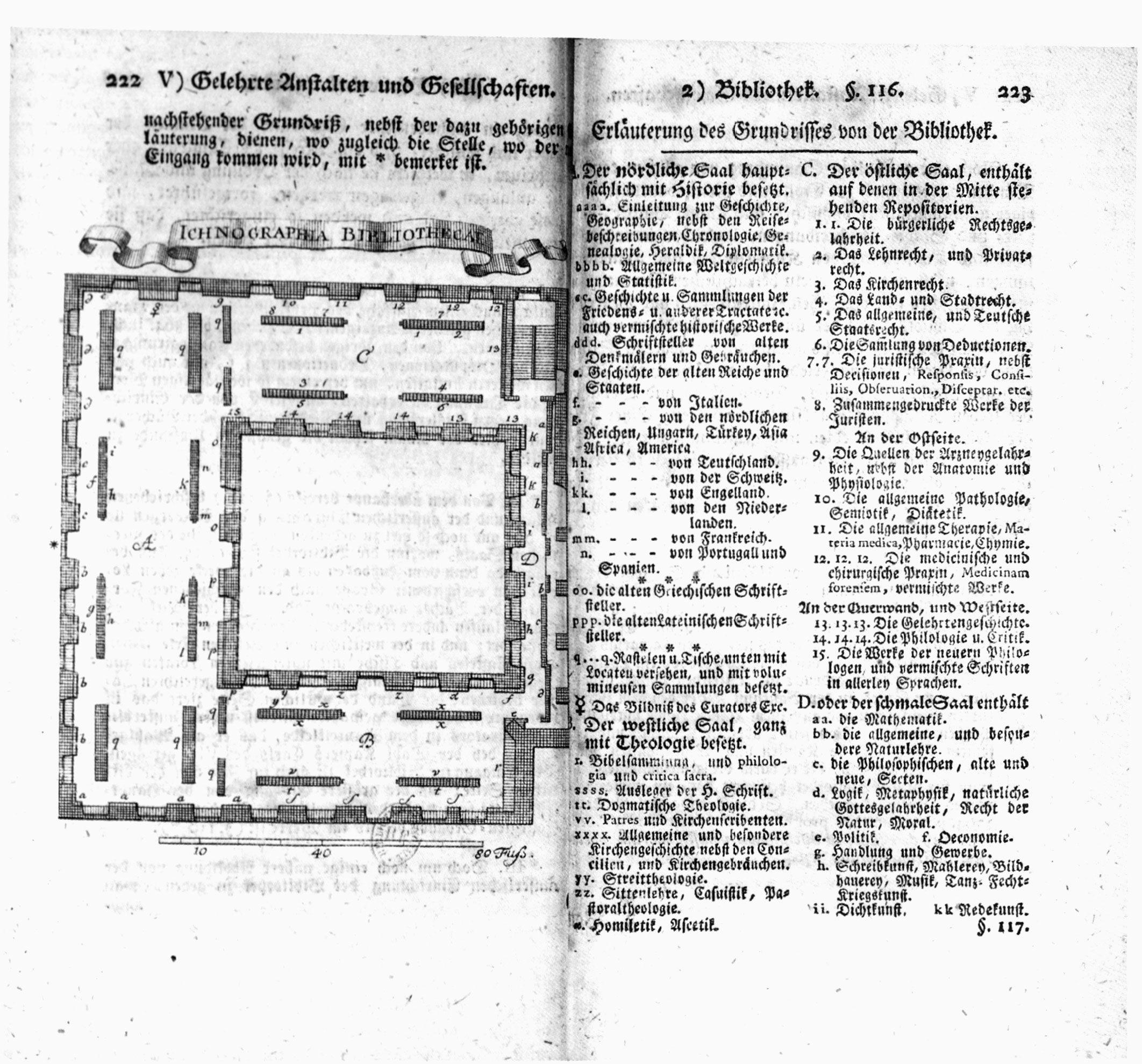 Johann Stephan Pütter, Versuch einer academischen Gelehrten-Geschichte von der Georg-Augustus Universität zu Göttingen , Göttingen, Wwe Vandenhoeck und Ruprecht ; Hannover, Helwing, 1765, pp. 222-223