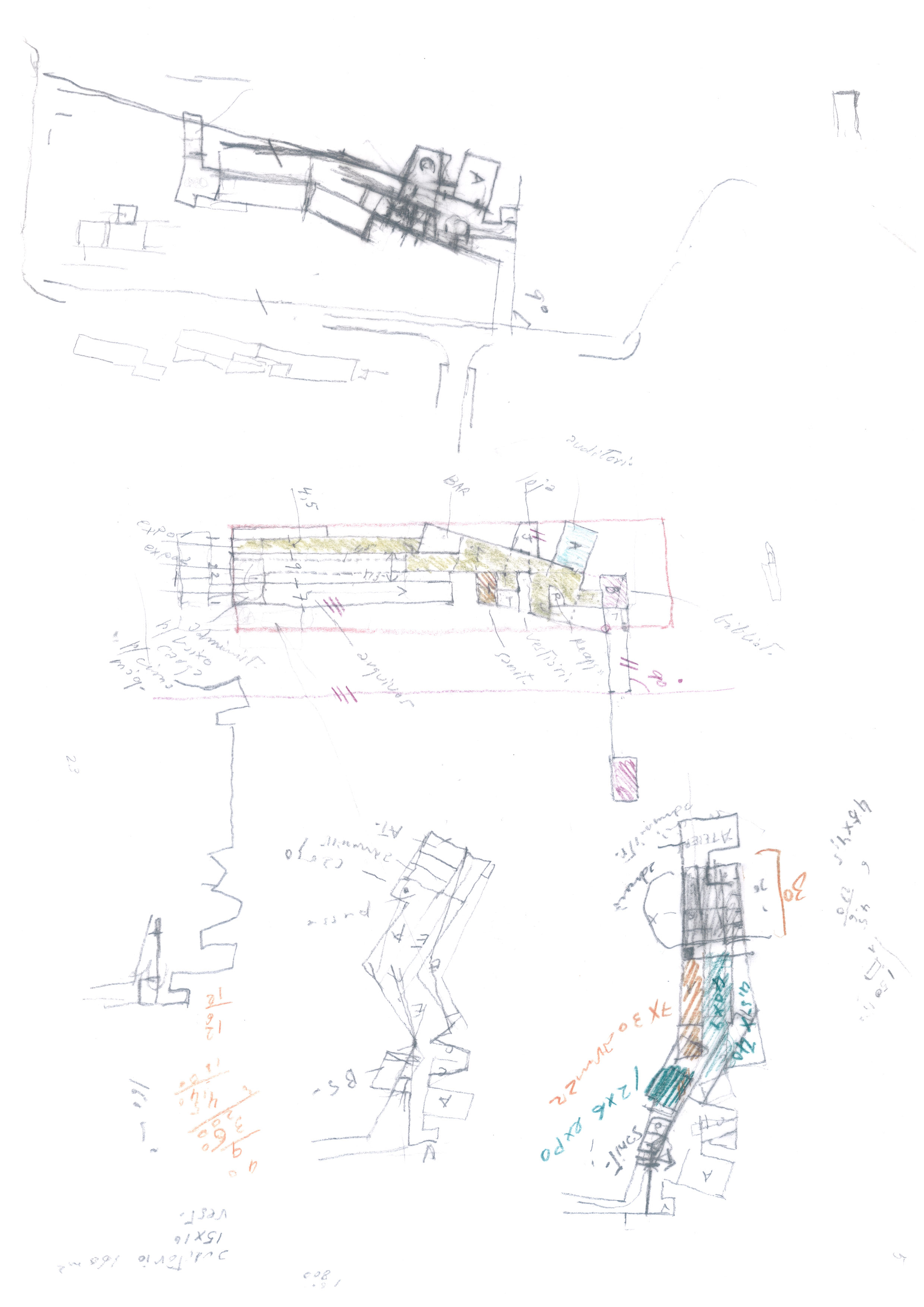 Álvaro Siza, musée Nadir Afonso, 2003-2016, dessins de l’architecte