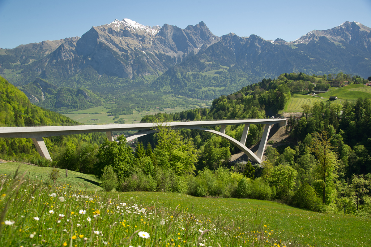 Taminabrücke, 19. Juni 2017.