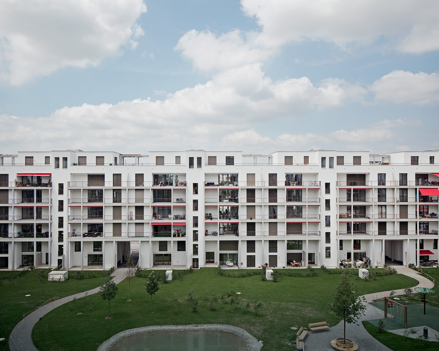 Konradhof e quartiere Richti, Wallisellen; Baukontor Architekten, Studio di Architettura Vittorio Magnago Lampugnani