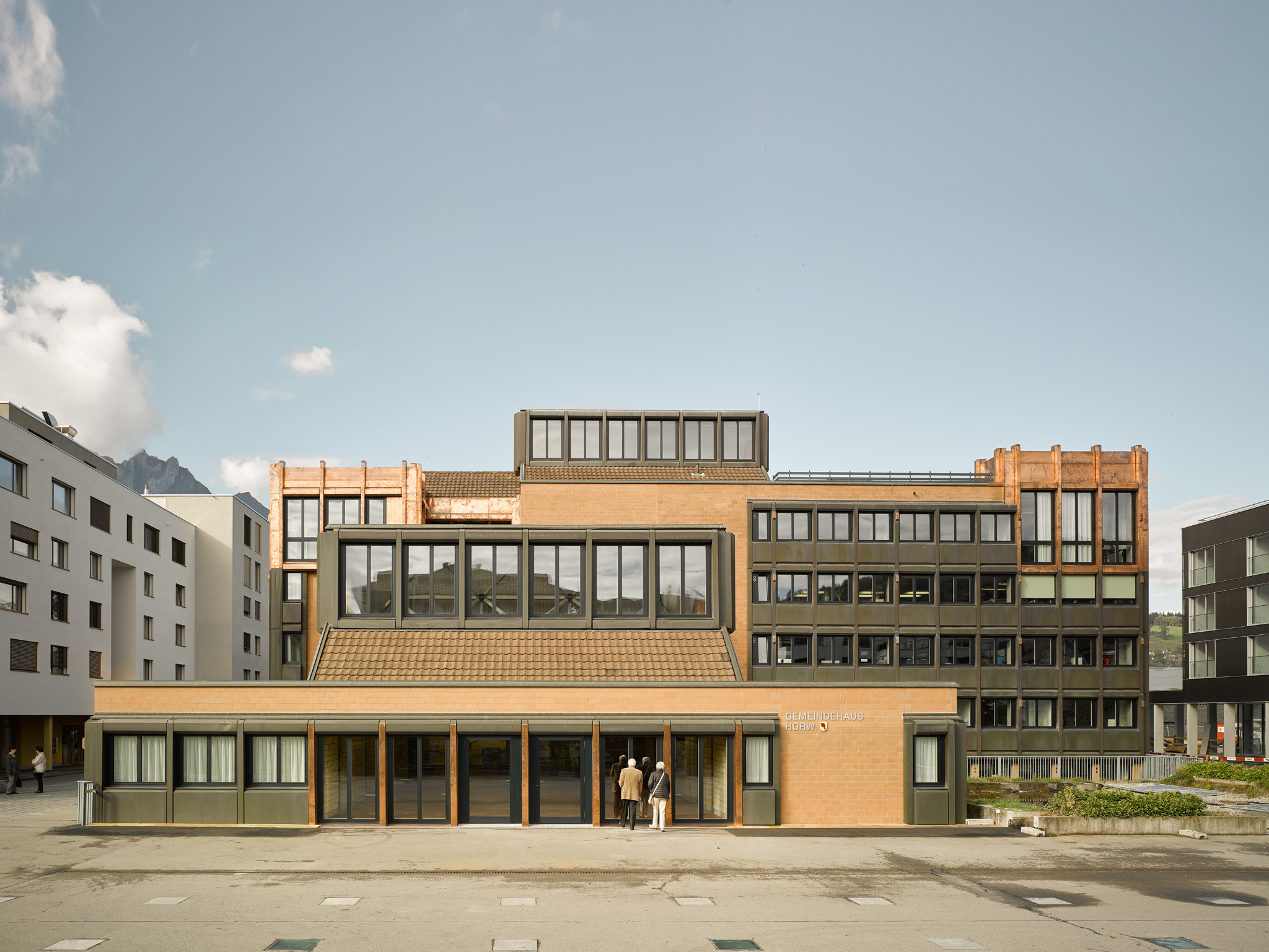 Gewinner des Publikumspreises: Sanierung und Erweiterung Gemeindehaus Horw.