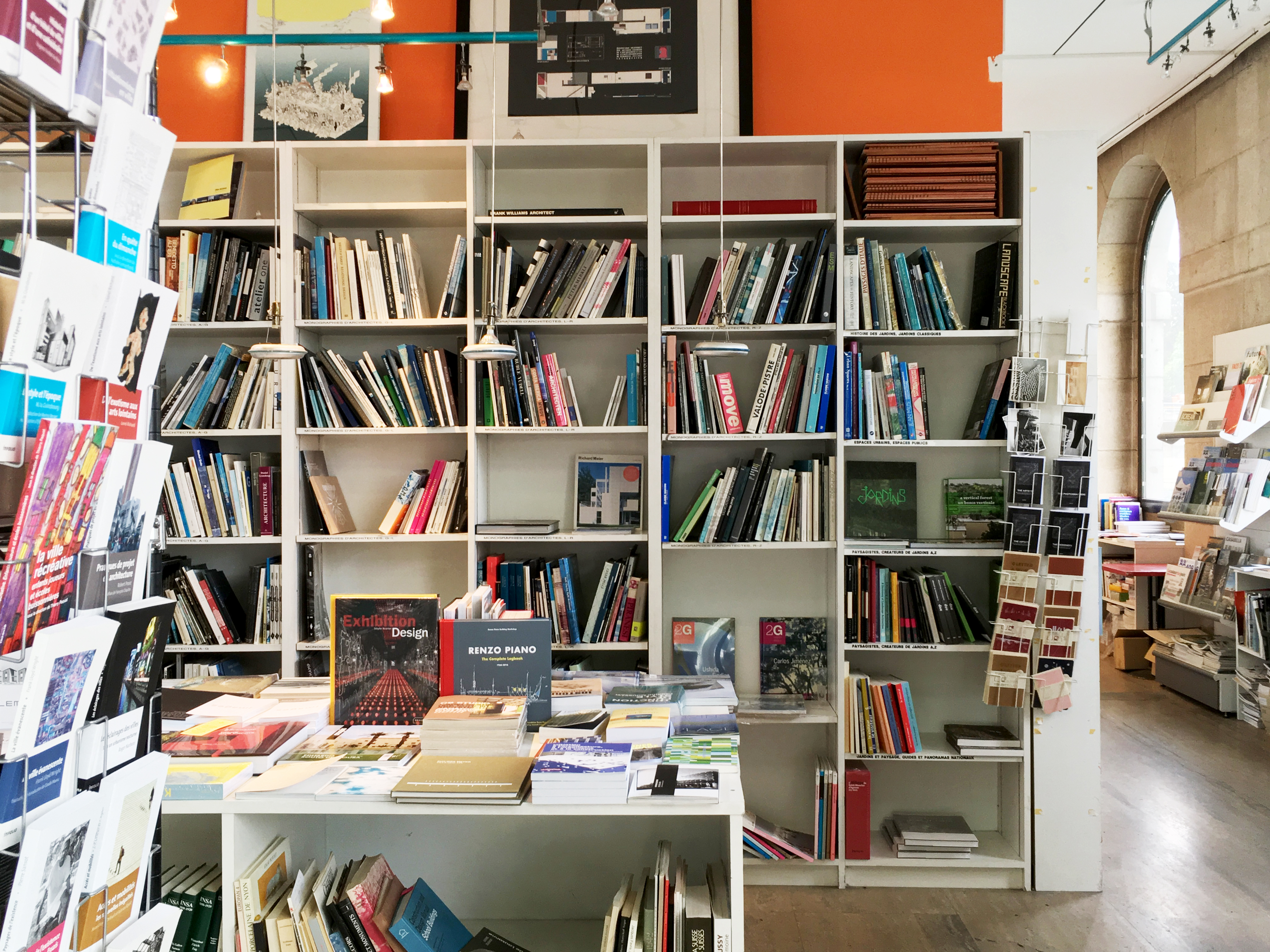Vue de la librairie - Juillet 2017