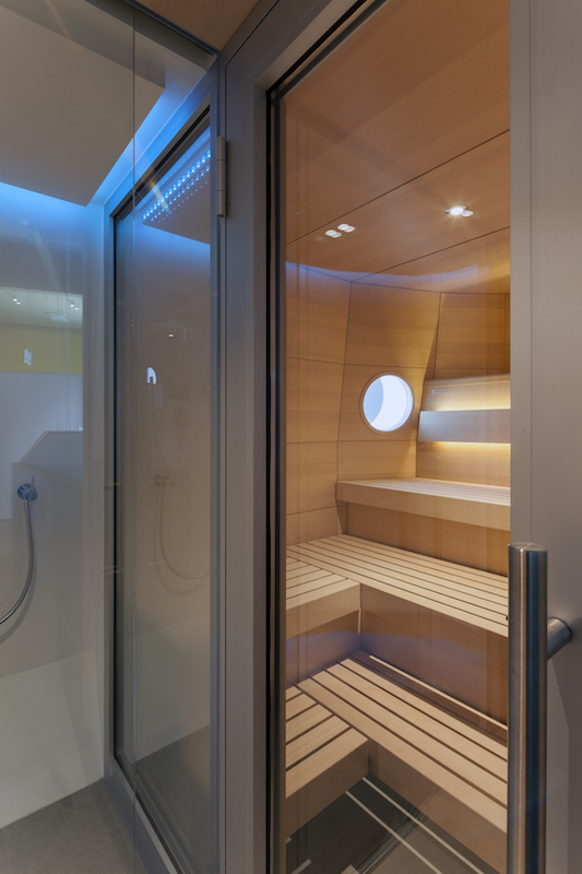 Finnische Sauna.