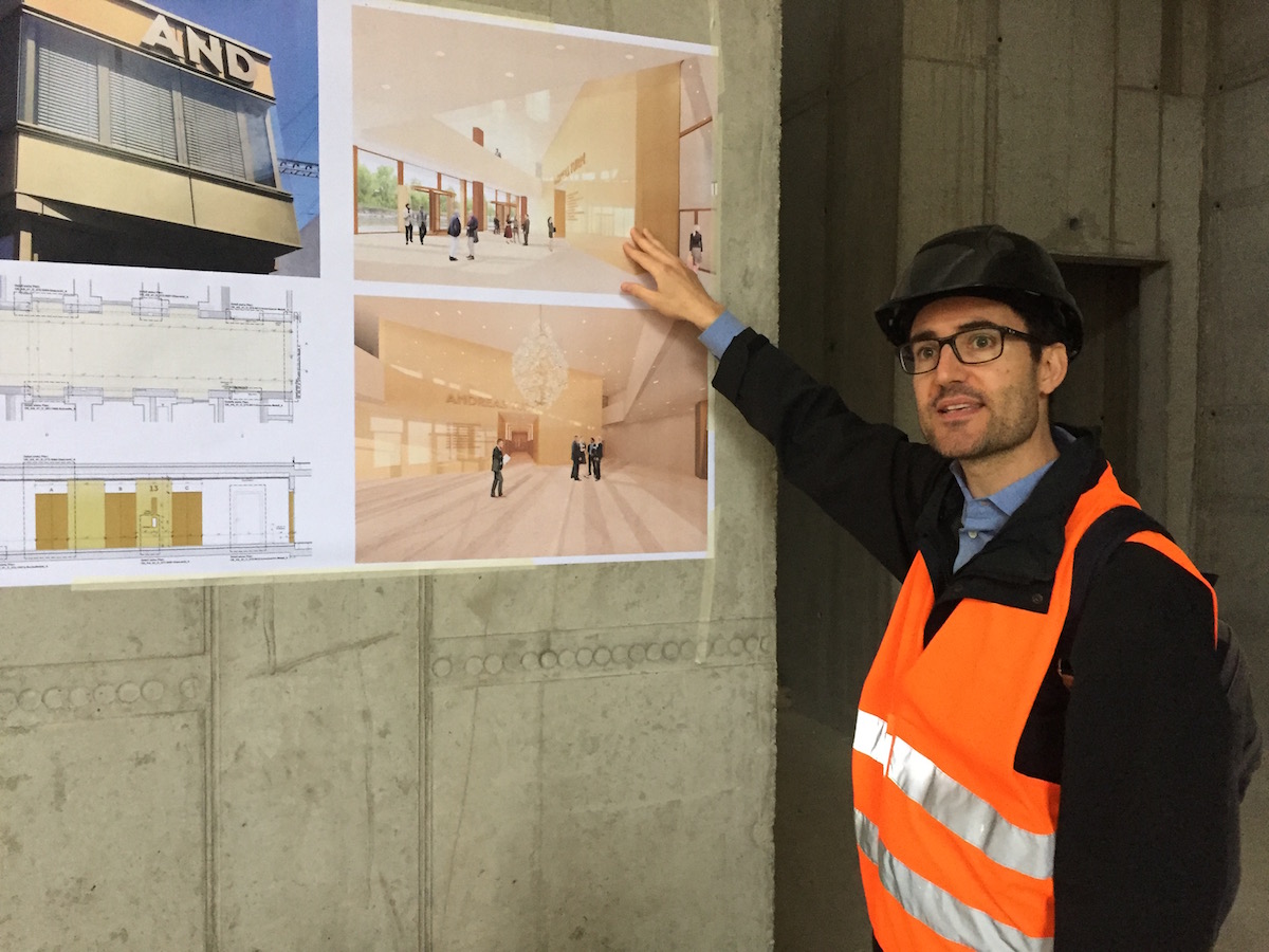 Matthias Clivio von Gigon/Guyer Architekten erläutert das räumliche und gestalterische Konzept.