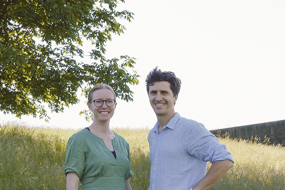 Les architectes Federico De Molfetta et Hope Strode