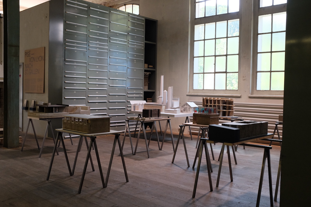 Les maquettes des étudiants de l’Atelier Boltshauser à l’EPFL constituent l’un des moments forts de l’exposition.