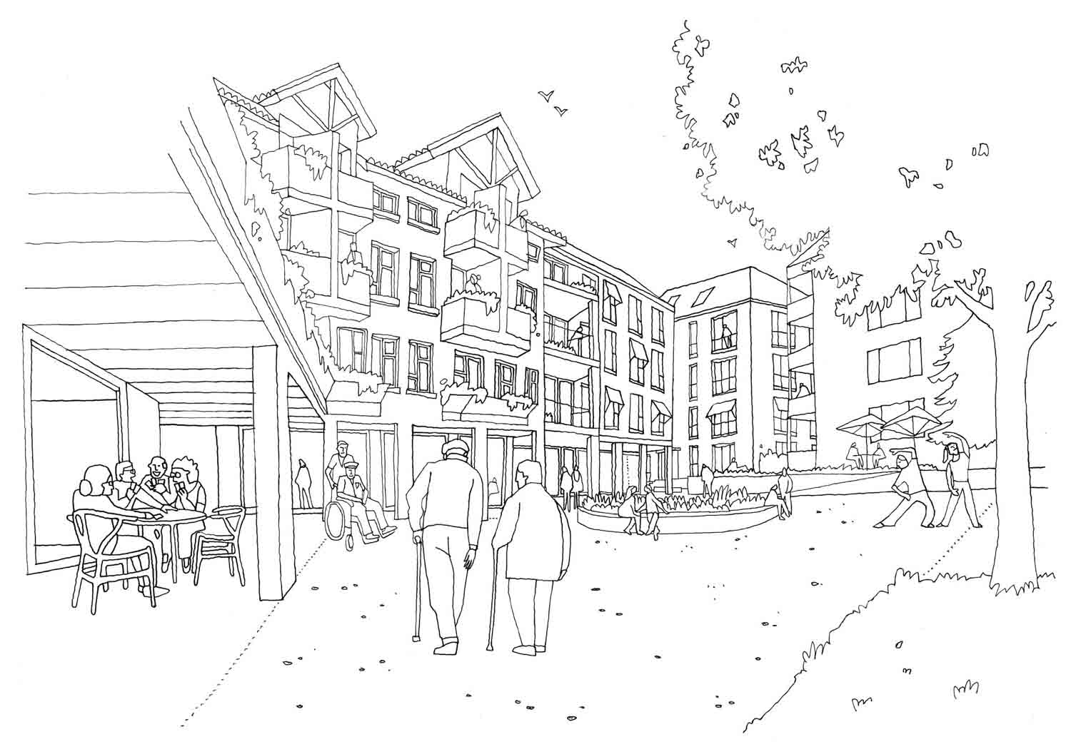 1. Rang: «La Vie En Rose», ARGE Rahbaran Hürzeler Architekten.