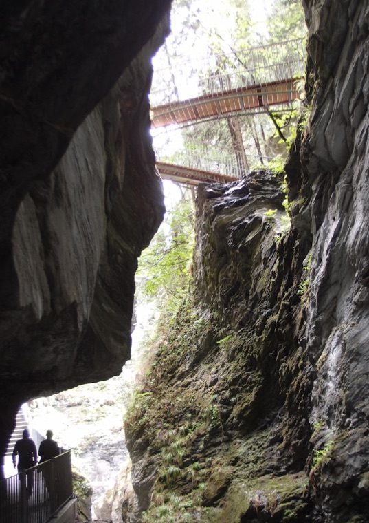 Anerkennung: Doppelbrücke in der Viamala-Schlucht von Conzett Bronzini Partner AG, Chur, 2017