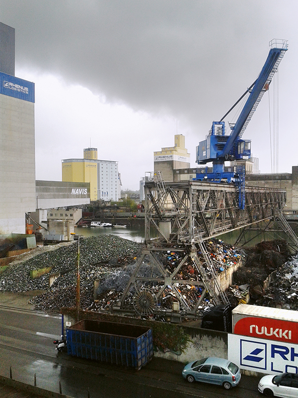 Der Basler Hafen ist Objekt städtebaulicher Zukunftspläne.