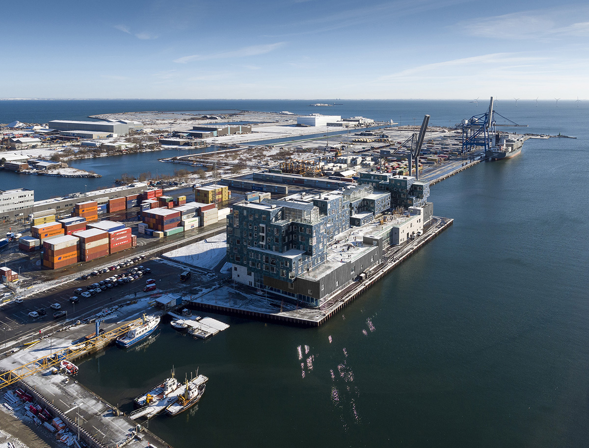 Copenhagen International School in Nordhavn (DK); C. F. Møller Architects, Kopenhagen; Baujahr: 2017.