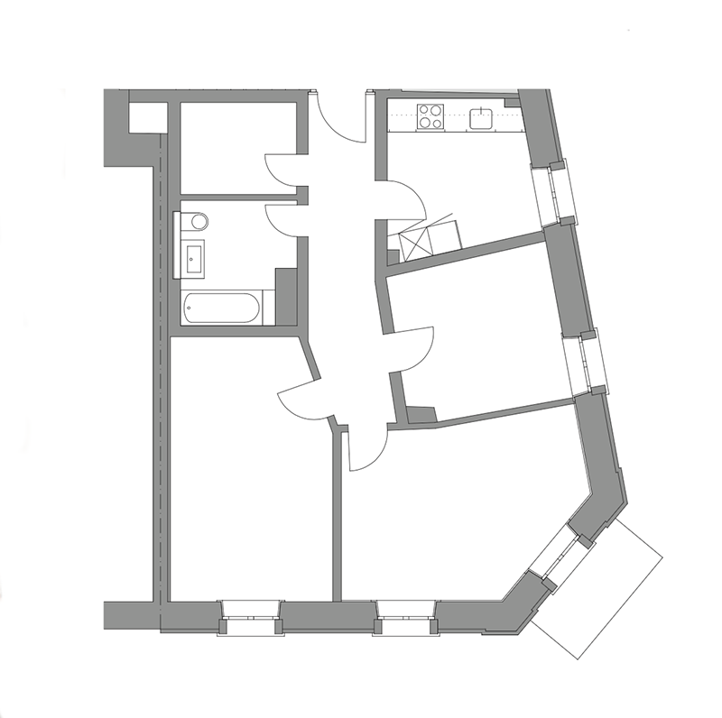 Quellenstrasse 6: Grundriss