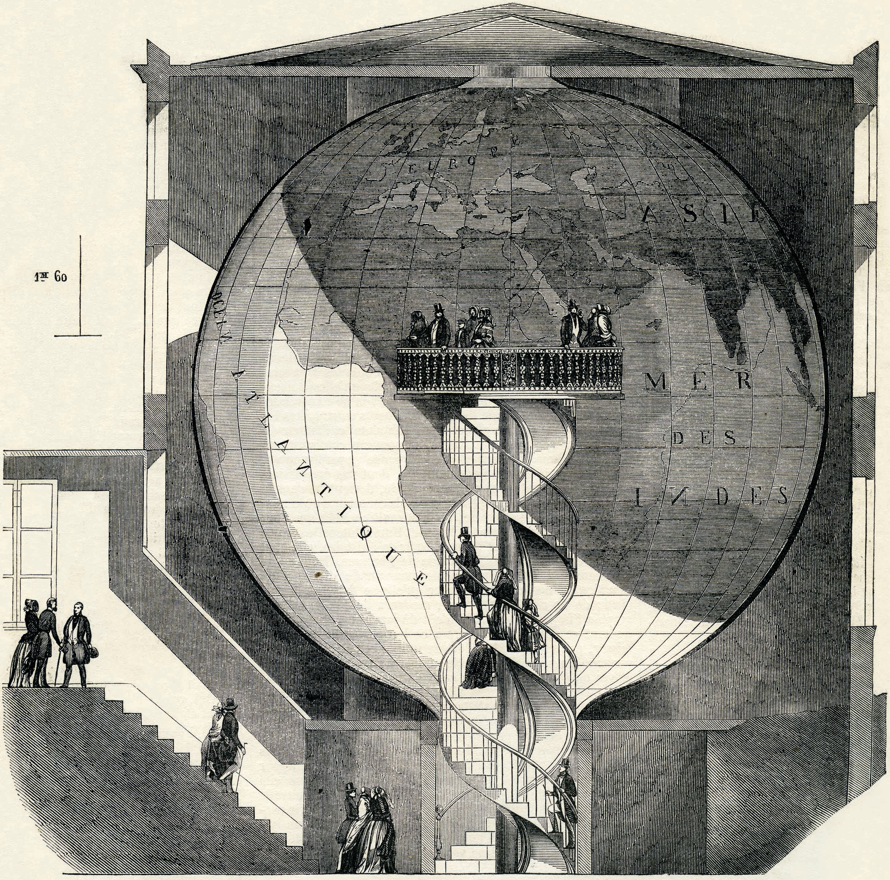 Géorama, paru dans L'illustration, 1846