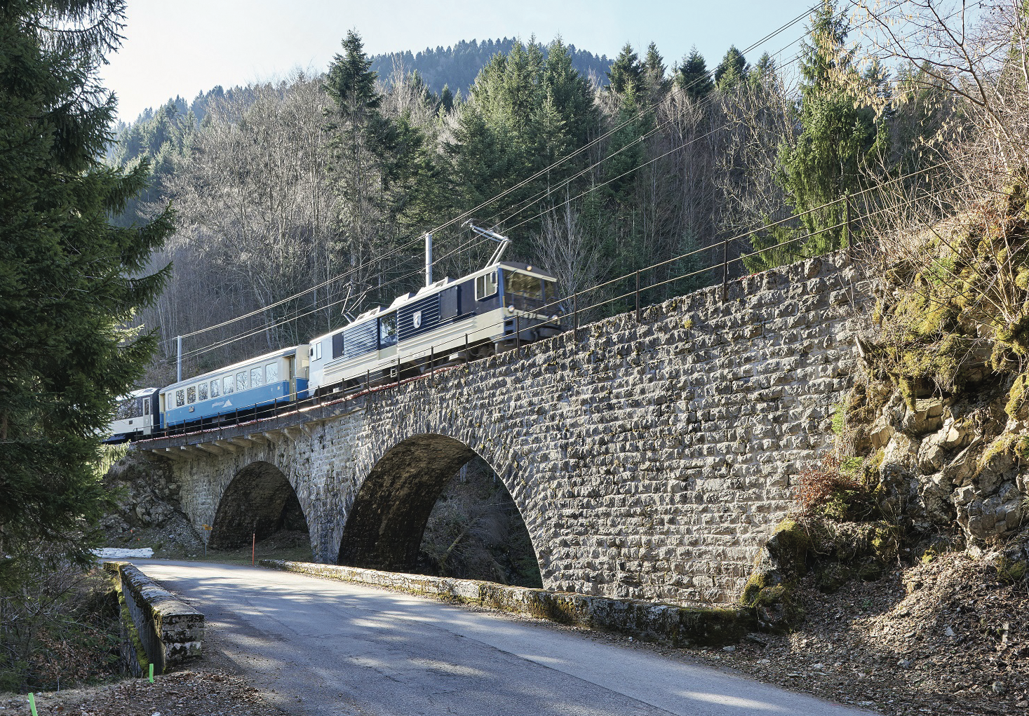 Viaduc des Riz : ouvrage existant