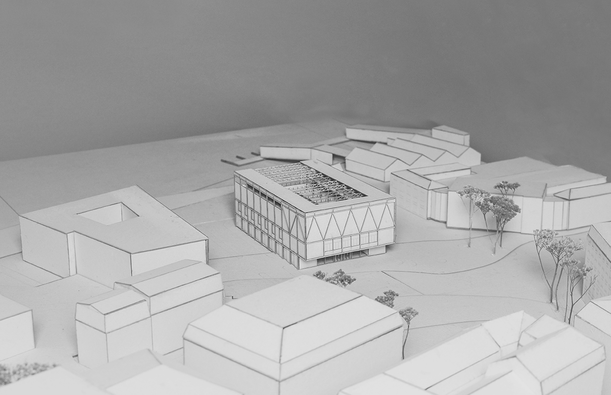 1. Preis: «Casa Cais do Sodré», Lissabon von Stefan Hausherr: Sitautionsmodell.
