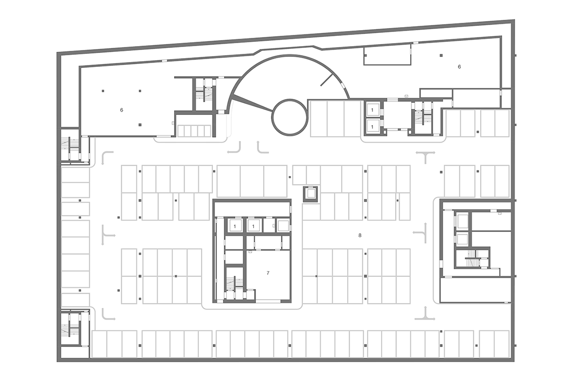 Grundriss 3. UG.
