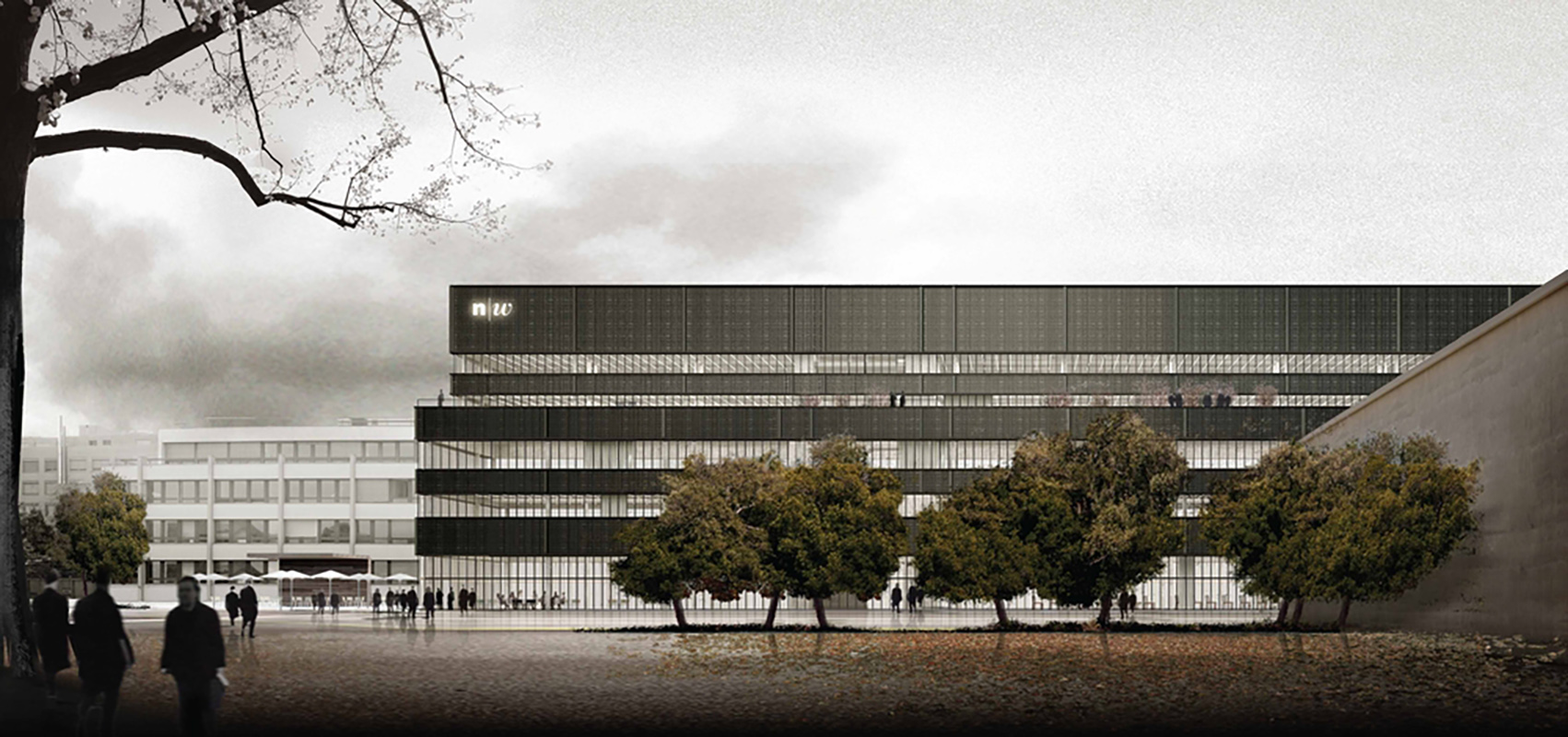 1. Rang «Ideenwerkstatt», Nordfassade.