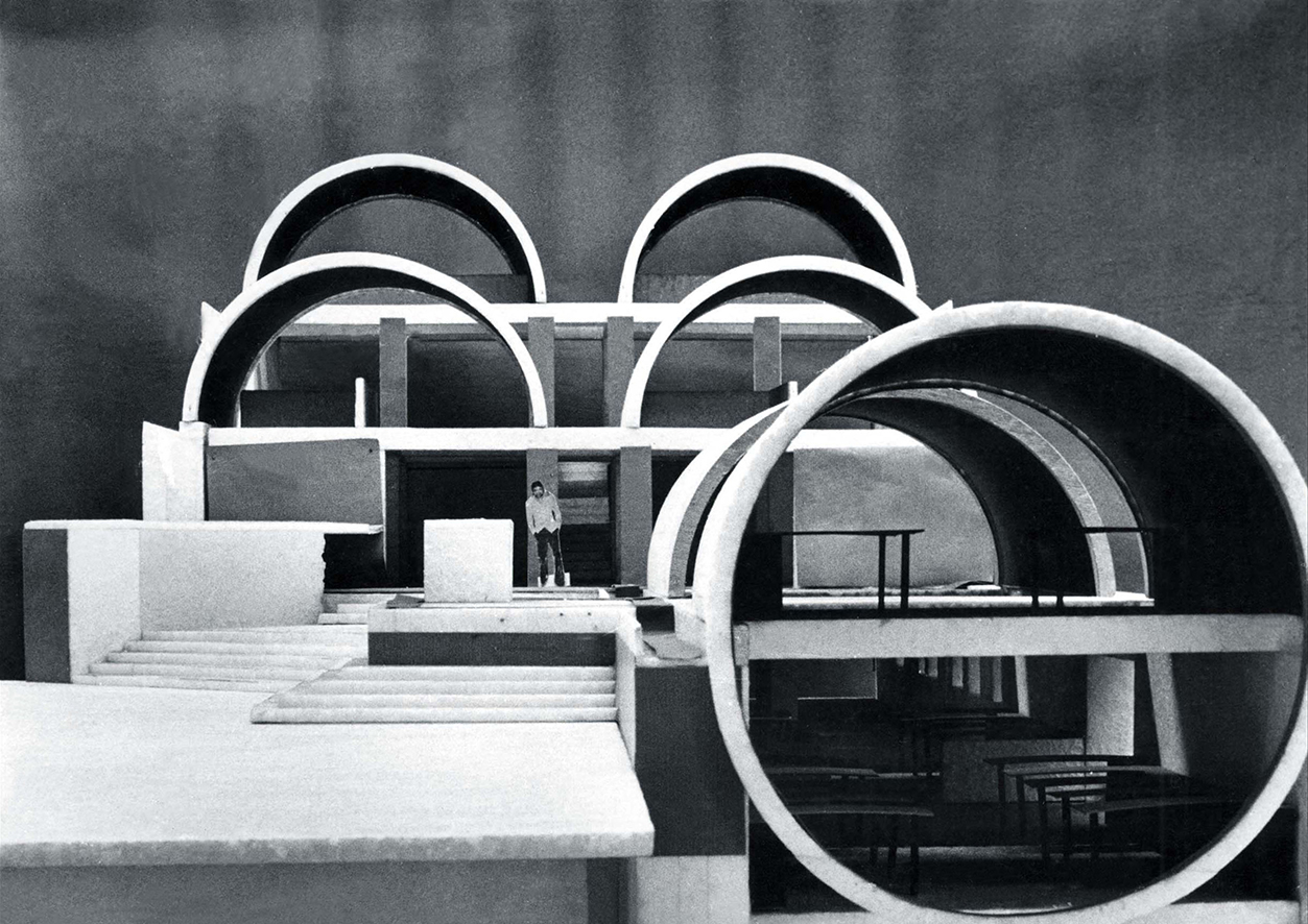 Sangath Architect's Studio, 1980, Ahmedabad, India