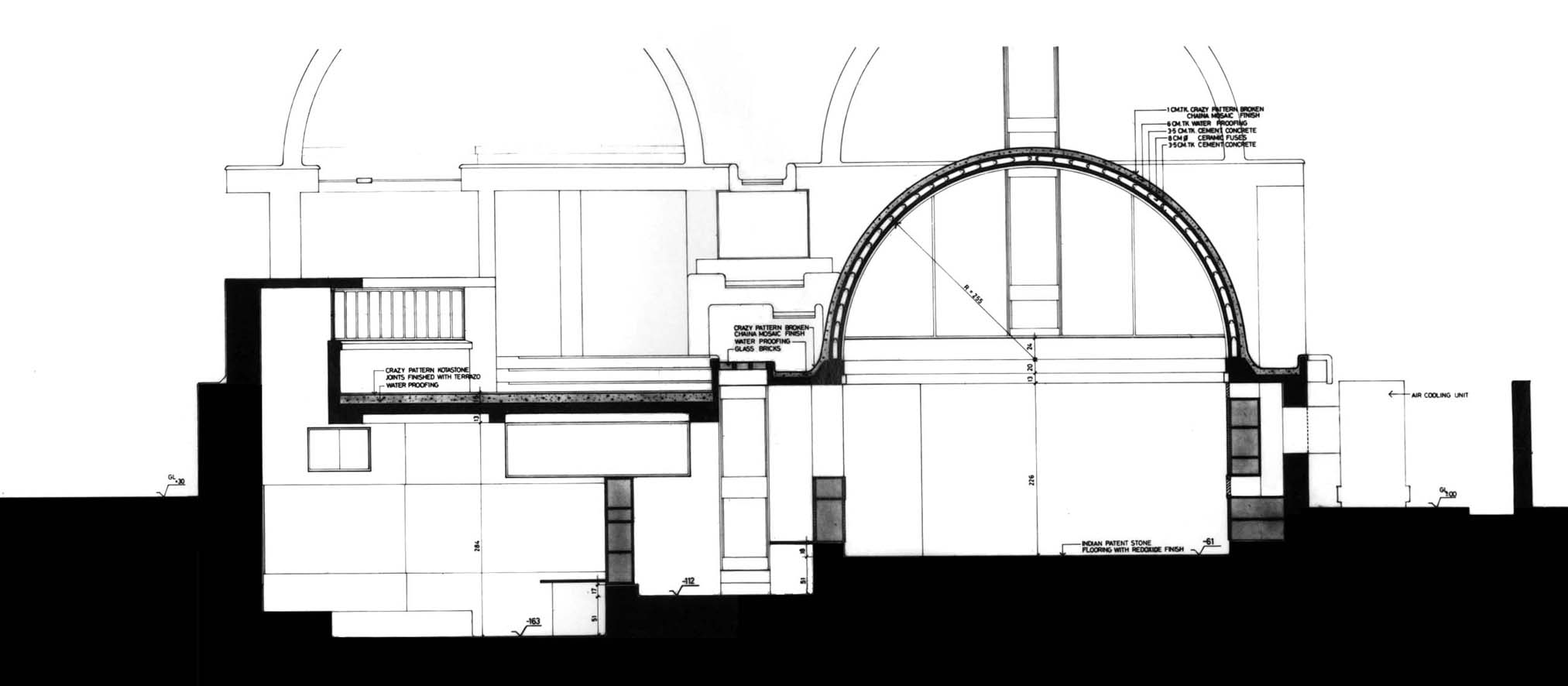 Sangath Architect's Studio, 1980, Ahmedabad, India