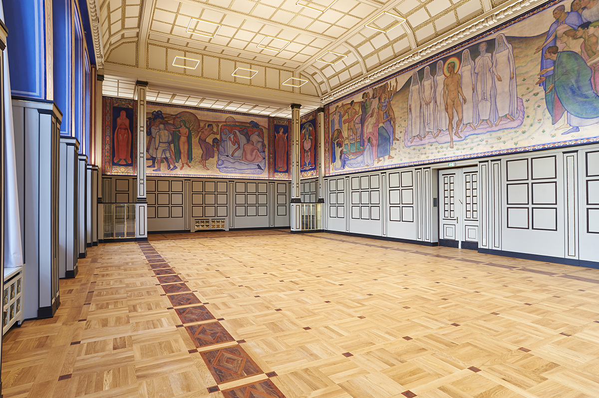 Kategorie: Bildung | HfbK Aula und Bibliothek, Hamburg | Hamburg Design GmbH