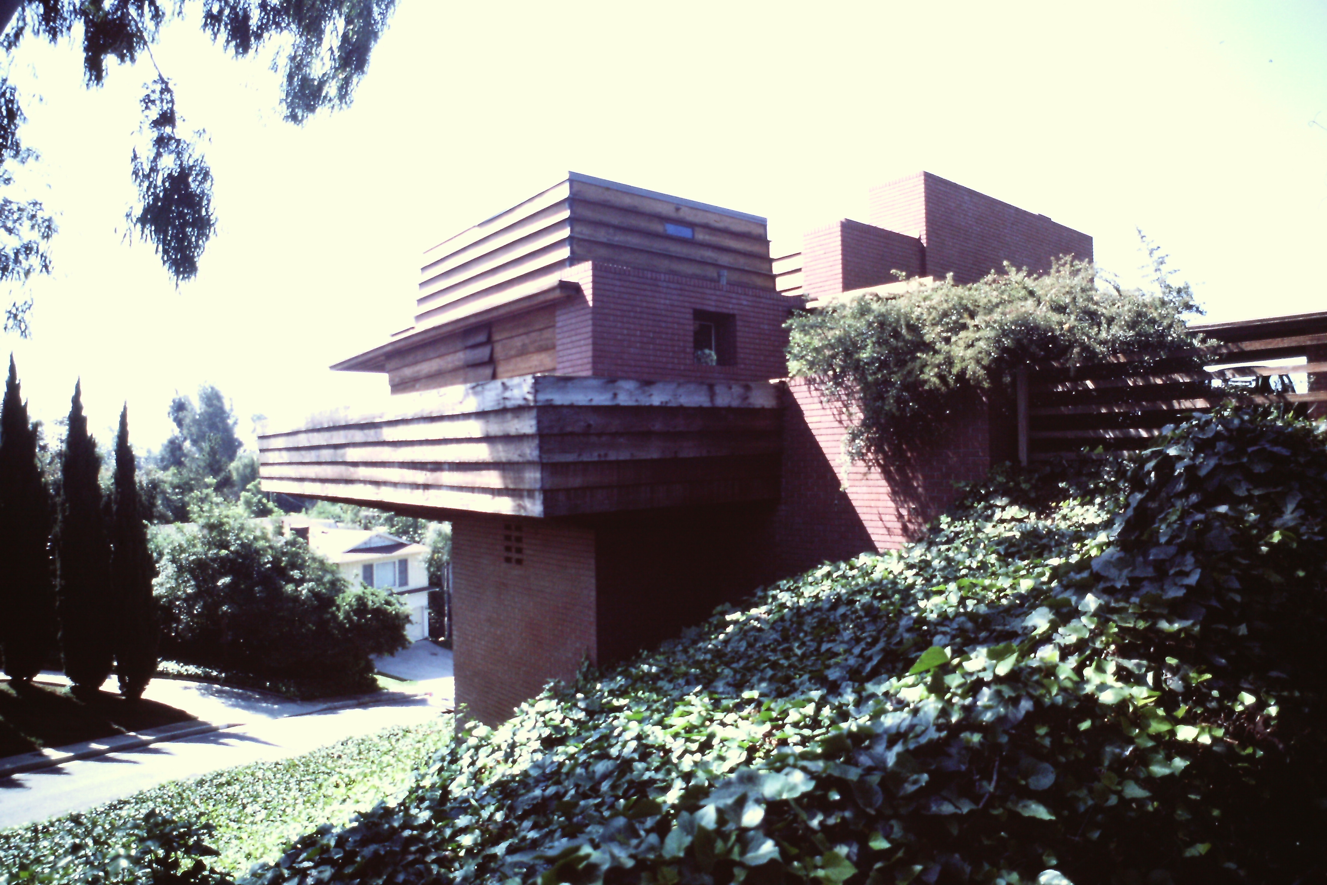 Sturges House, Los Angeles Brentwood, Frank Lloyd Wright, 1939 Diapositive André Corboz
