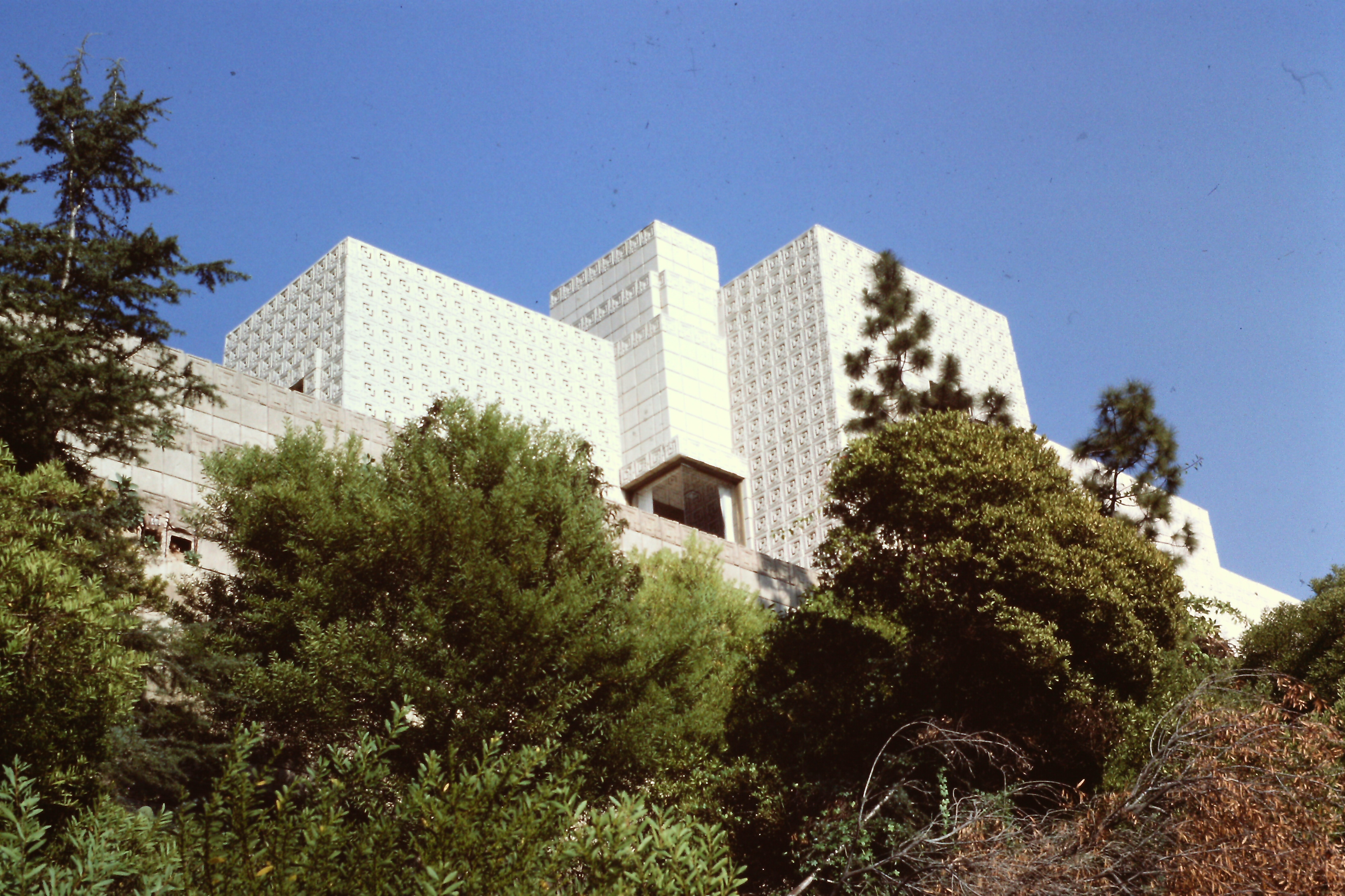 Ennis House, Los Angeles Los Feliz, Frank Lloyd Wright, 1924 Diapositive André Corboz