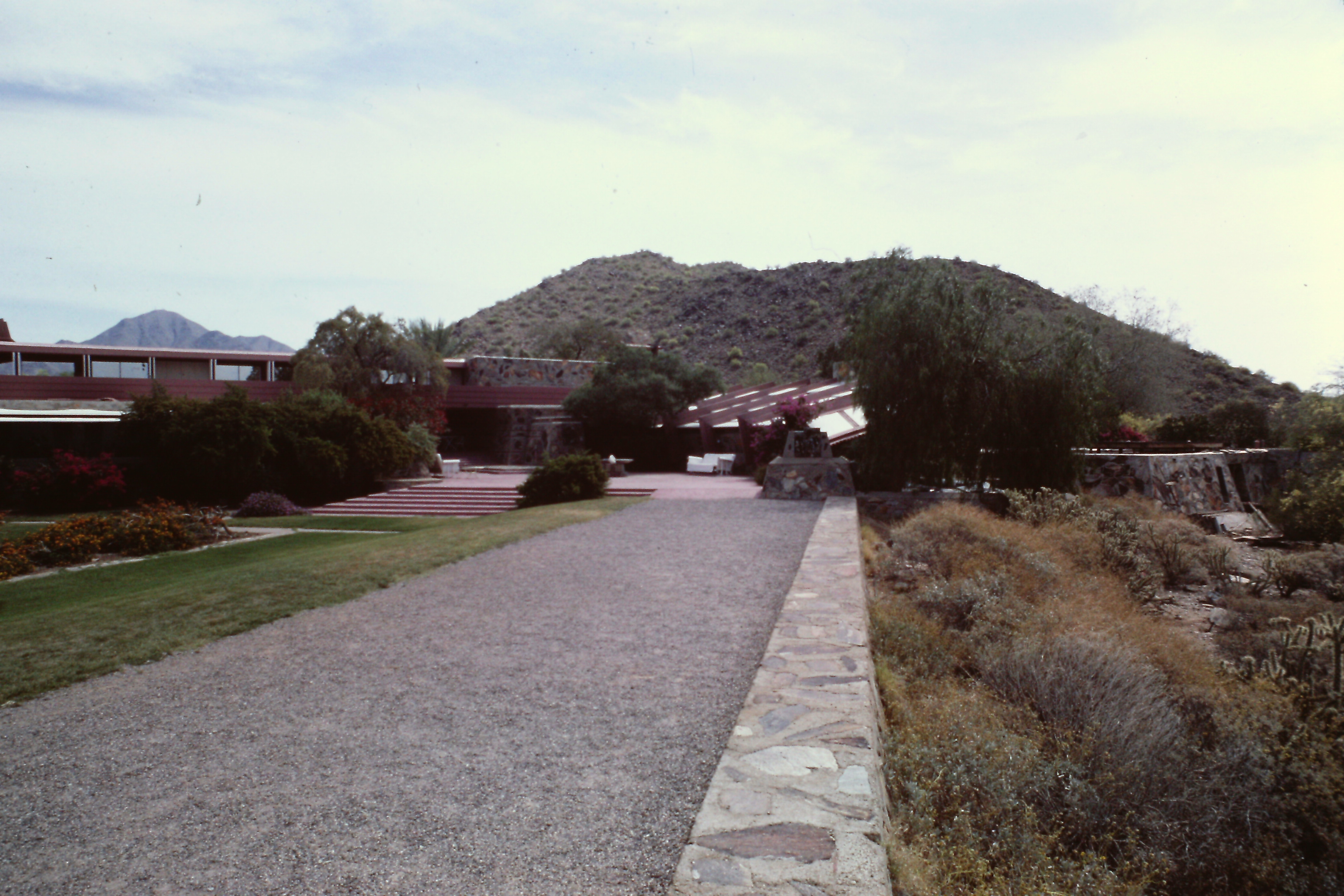 Talllesien west, Scottsdale, Frank Lloyd Wright, 1937 Diapositive André Corboz